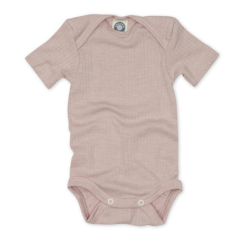 Baby-Body mit 35% Wolle