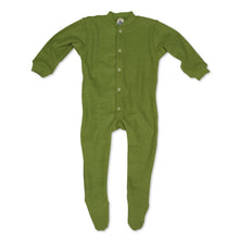 Laden Sie das Bild in den Galerie-Viewer, Fuss Baby Schlafanzug Schurwolle  