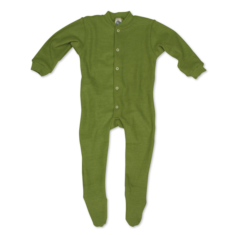 Fuss Baby Schlafanzug Schurwolle