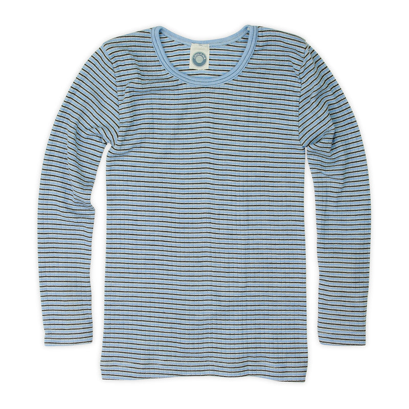 Kind-Longsleeve mit 35% Wolle Cosilana