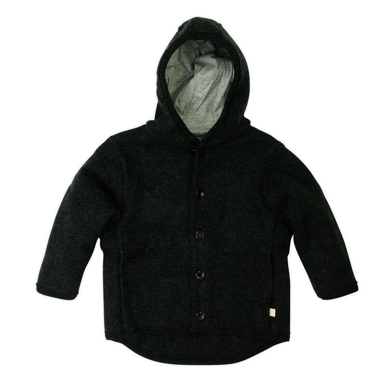 Baby Walk-Jacke Wolle Anthrazit von Disana