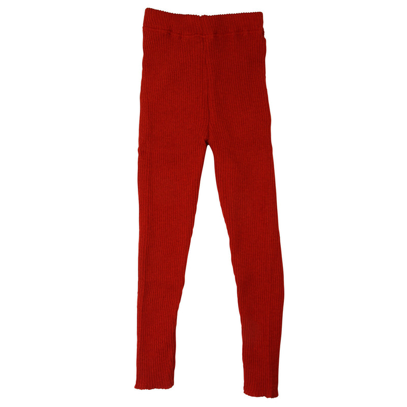 Kinder Disana Strick-Leggings 100% Wolle Rot