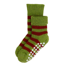 Load image into Gallery viewer, Deer Nature Baby/Children Grobstrick Stopper Sock Pure organic Schurwolle