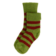 Load image into Gallery viewer, Deer Nature Baby/Children Grobstrick Stopper Sock Pure organic Schurwolle