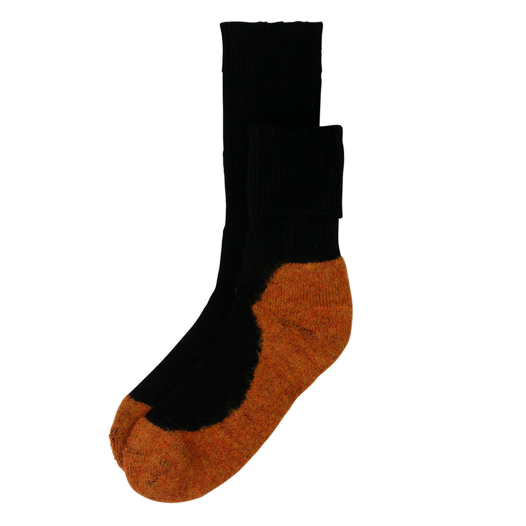 Hirsch Natur Trekking Socken 100% Schurwolle Mango