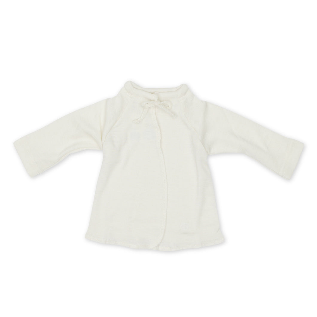Engel Baby Flügelhemd, Größe 62/68 Farbe Natur, 70% kbT-Schurwolle, 30% Seide