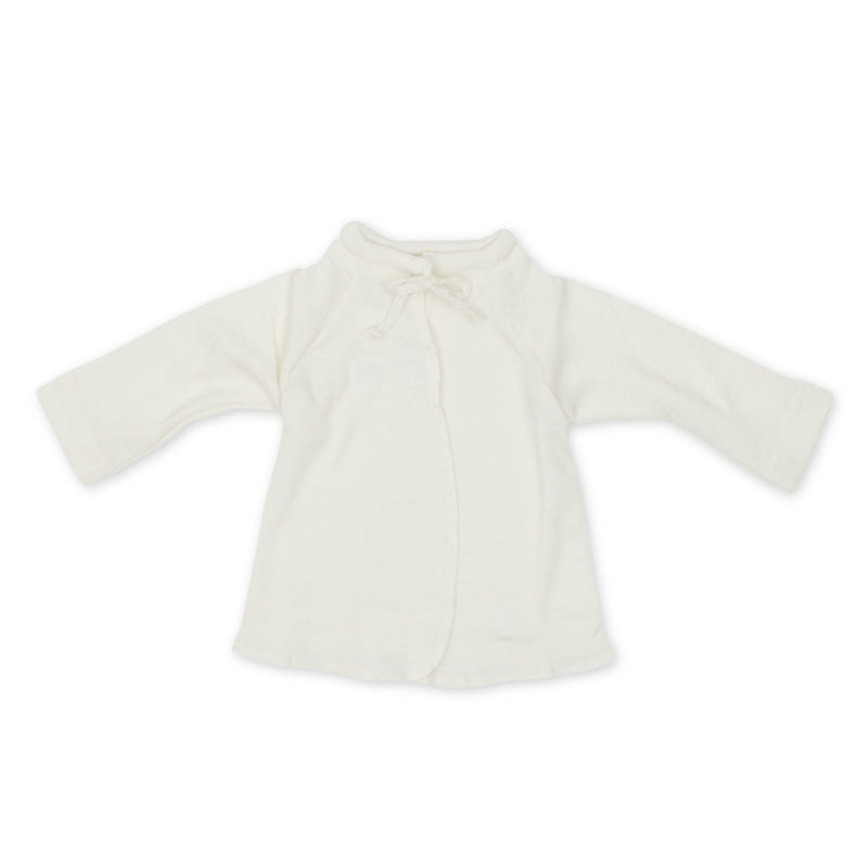Engel Baby Flügelhemd, Größe 62/68 Farbe Natur, 70% kbT-Schurwolle, 30% Seide