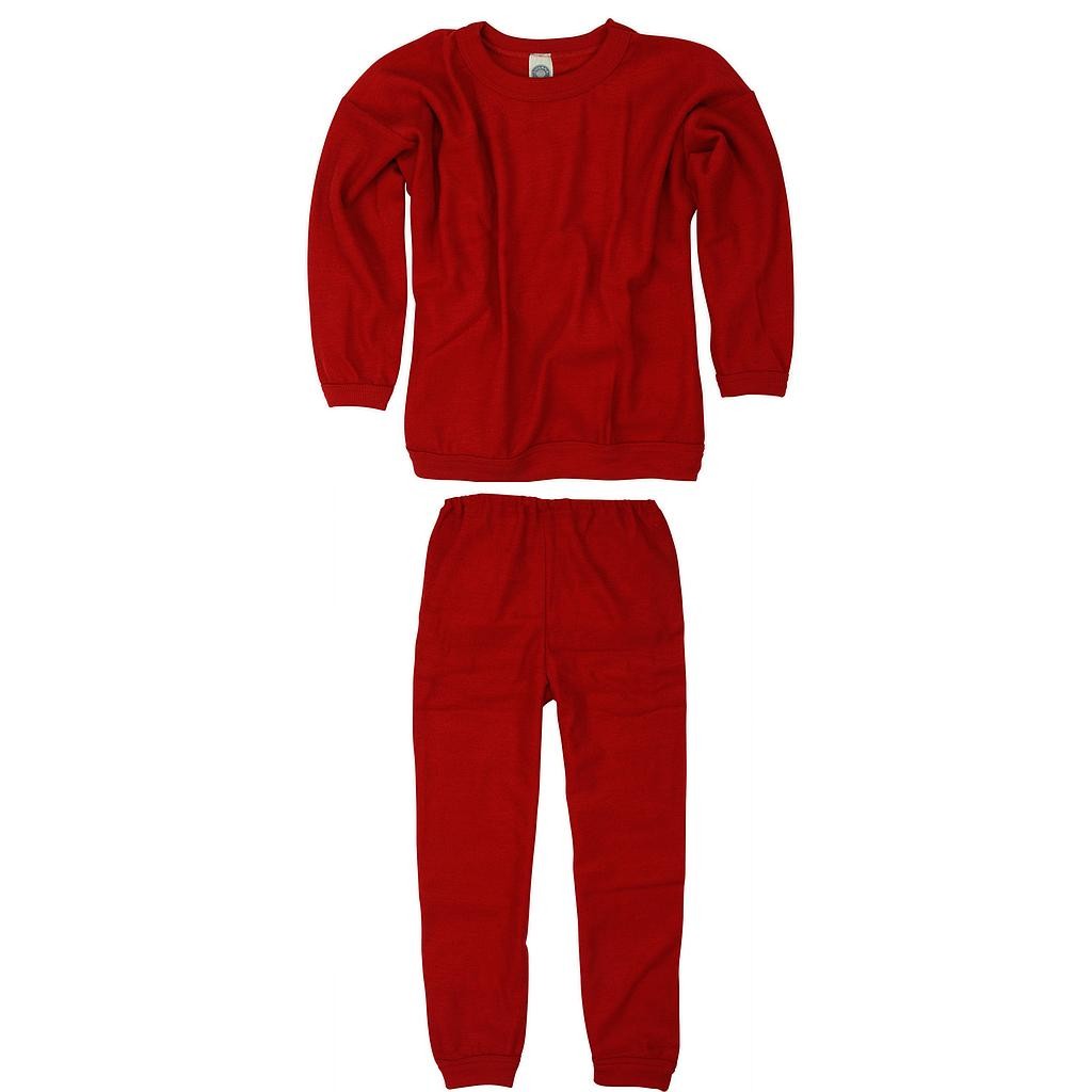 Cosilana Schlafanzug 2-TLG, Größe 140, Farbe Rot