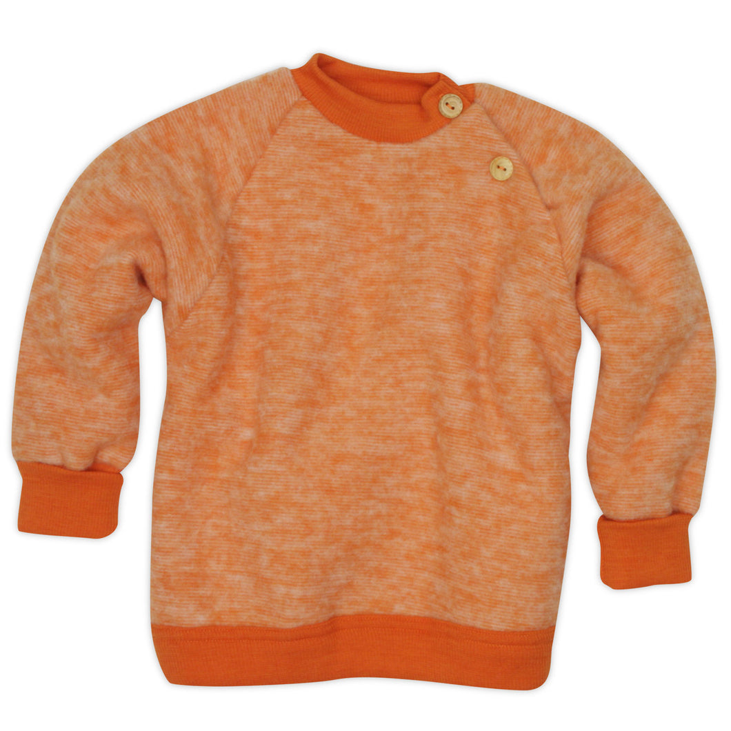 Cosilana Baby Wool Fleece Sweater 50/56 Safran Orange