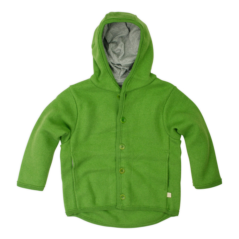 Baby Walk-Jacke Wolle Grün von Disana