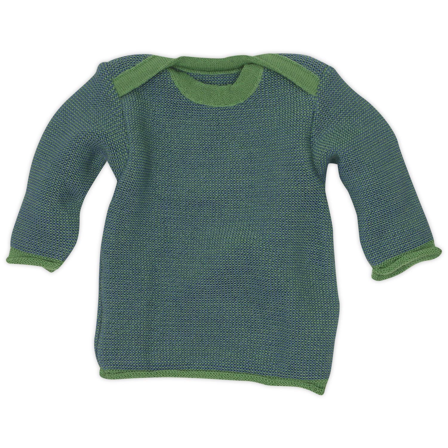 Baby Melange-Pullover 100% Schurwolle von Disana – Wollbody®
