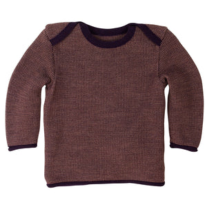 Baby Melange-Pullover 100% Schurwolle von Disana