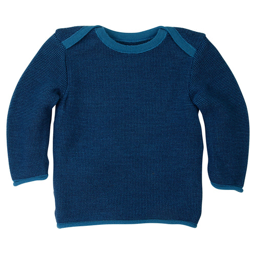 Baby Melange-Pullover 100% Schurwolle von Disana