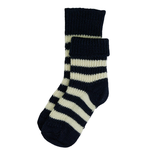 Deer Nature Baby/Children Grobstrick Stopper Sock Pure organic Schurwolle