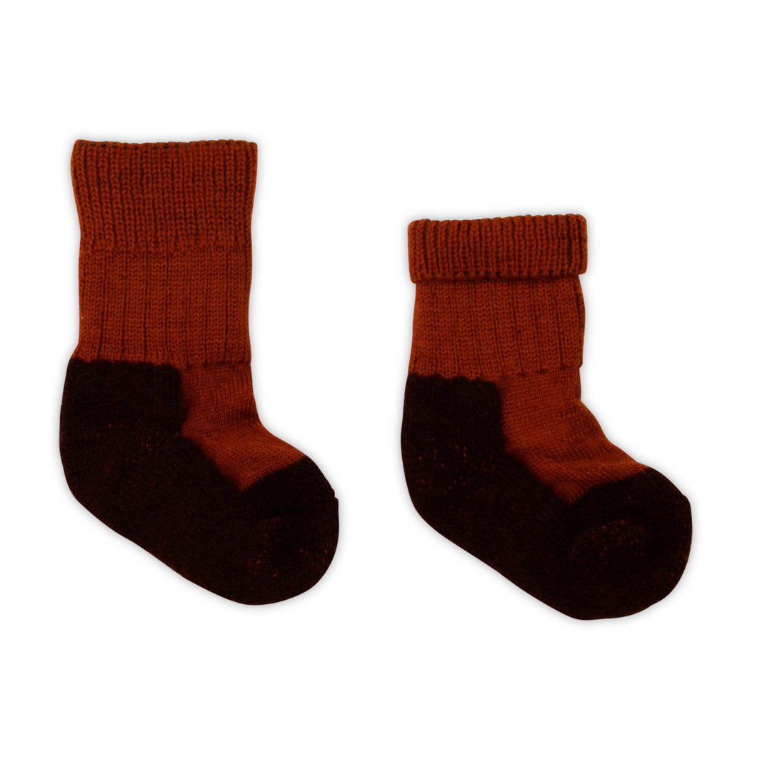 Kinder Trekking Socken 100% Schurwolle Begonie-Andorra von Hirsch Natur