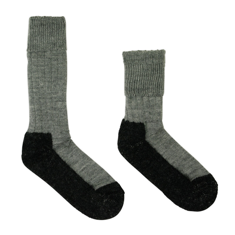 Hirsch Natur Trekking Socken 100% Schurwolle