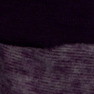 Cosilana wool fleece trousers in brown melange, size 50/56